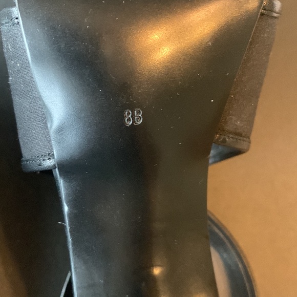 Lauren Ralph Lauren Black Crisscross Platform Heels - Picture 6 of 10